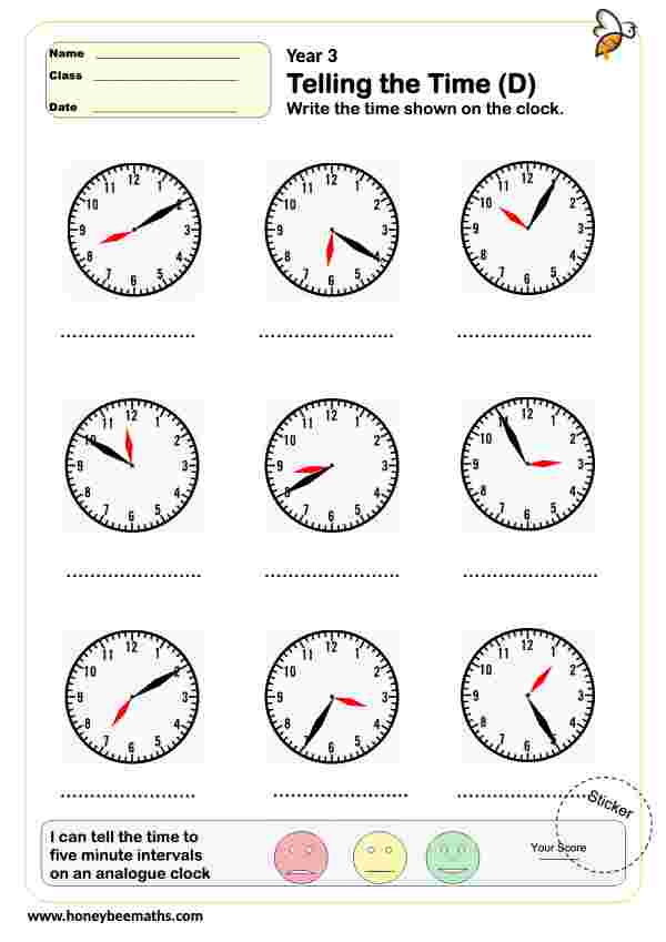 Telling the Time (D)
